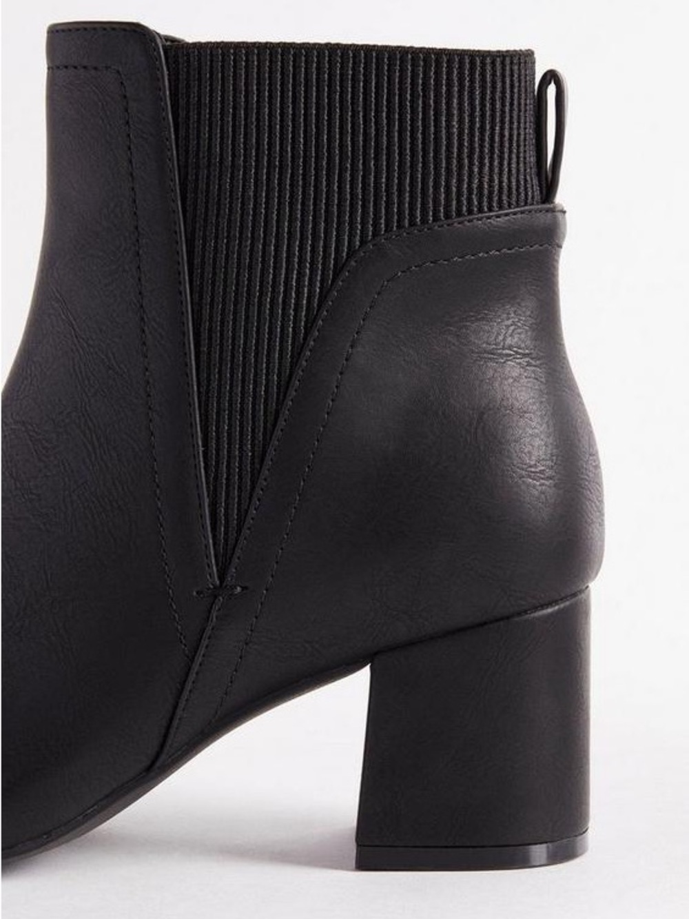 Torrid Square Toe Block Heel Chelsea Bootie 6.5WW - Picture 5 of 10